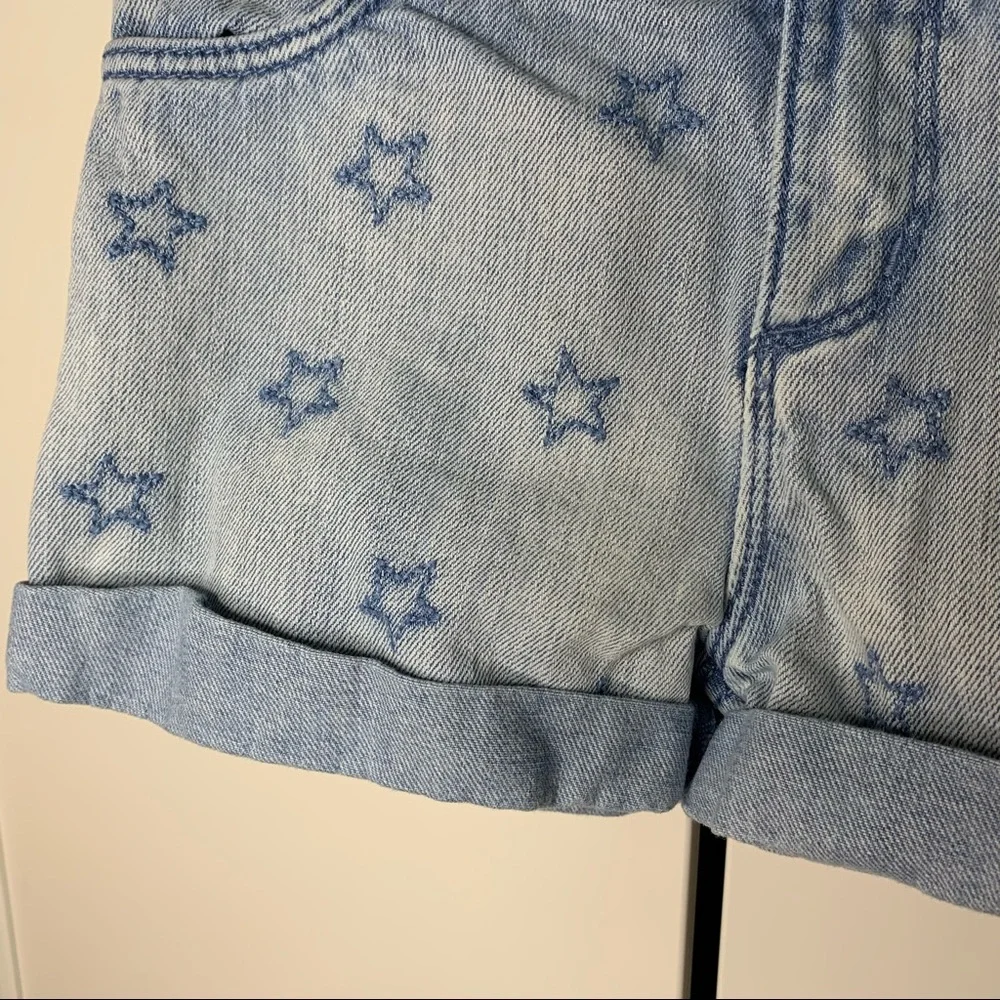 Osh Kosh Stitched Star Cuffed Denim Shorts